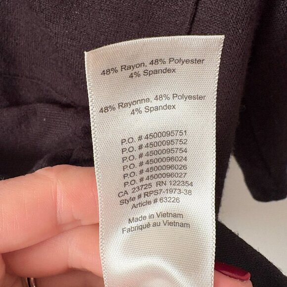 Aritzia Wilfred Free Subah T-shirt with Knot Detail Black Size Small - Picture 7 of 7